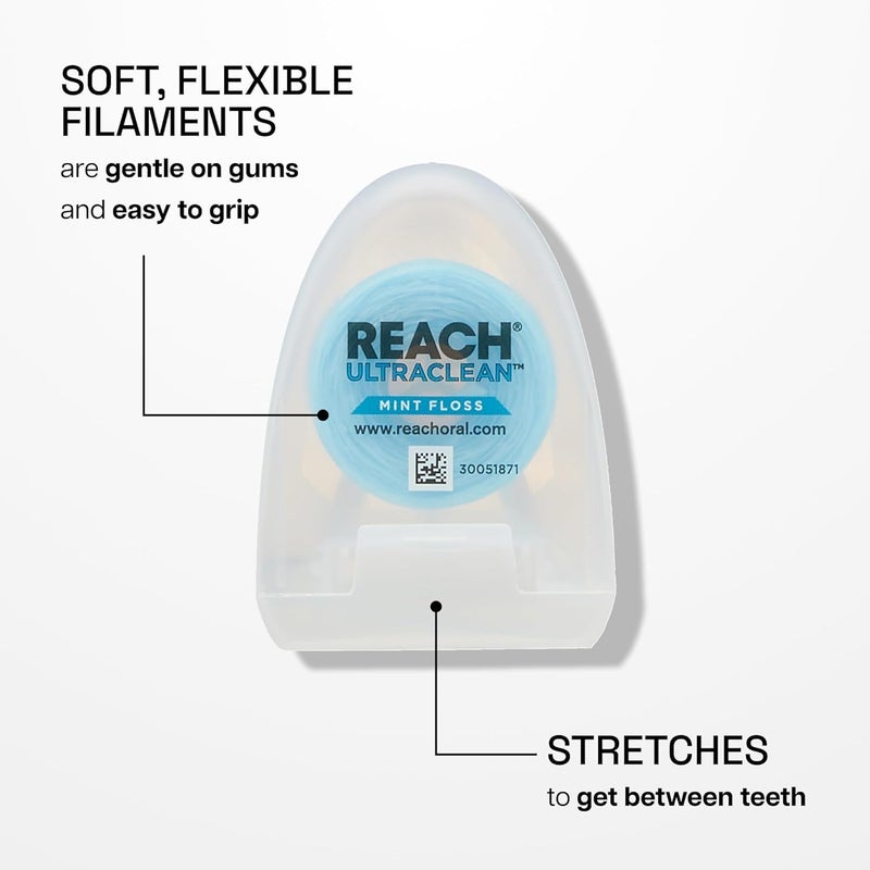 REACH خيط تنظيف الأسنان REACH ألتراكلين بنكهة النعناع عبوة 1 عدد 7 - Image 3
