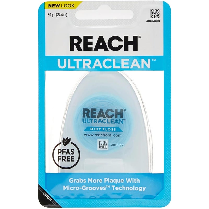 REACH خيط تنظيف الأسنان REACH ألتراكلين بنكهة النعناع عبوة 1 عدد 7 - Image 1
