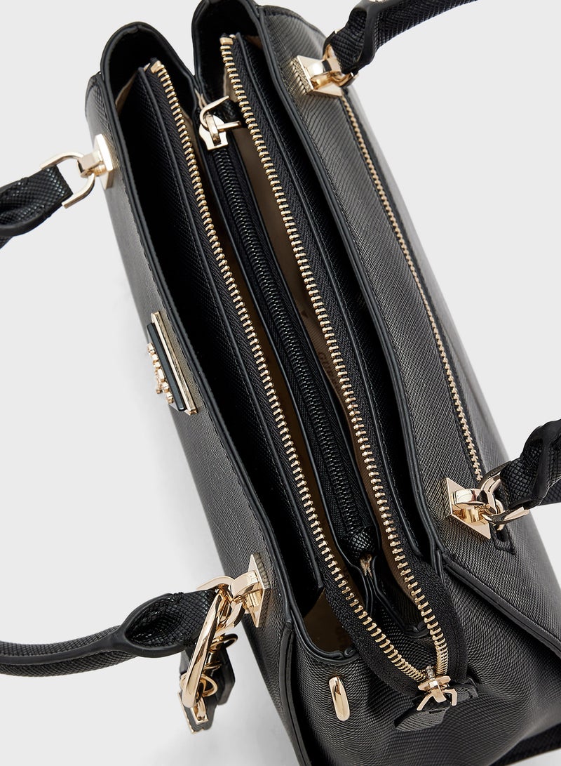GUESS Noelle Luxury Satchel  - Image 5