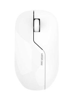 Green Lion G730 Wireless Mouse 10M Up To Operating Range With USB Nano Receiver, 400mAh, 1200 DPI Resolution, BT-5.0 Version, 3 Key Number (White)