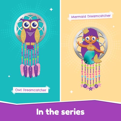 Bloomingo DIY Mermaid Dreamcatcher Craft Kit – Creative & Engaging Gift for Kids | Develop Fine Motor Skills, Learn Crafting | Explore Imagination | Fun Craft Activity | Ages 4+ - Image 3
