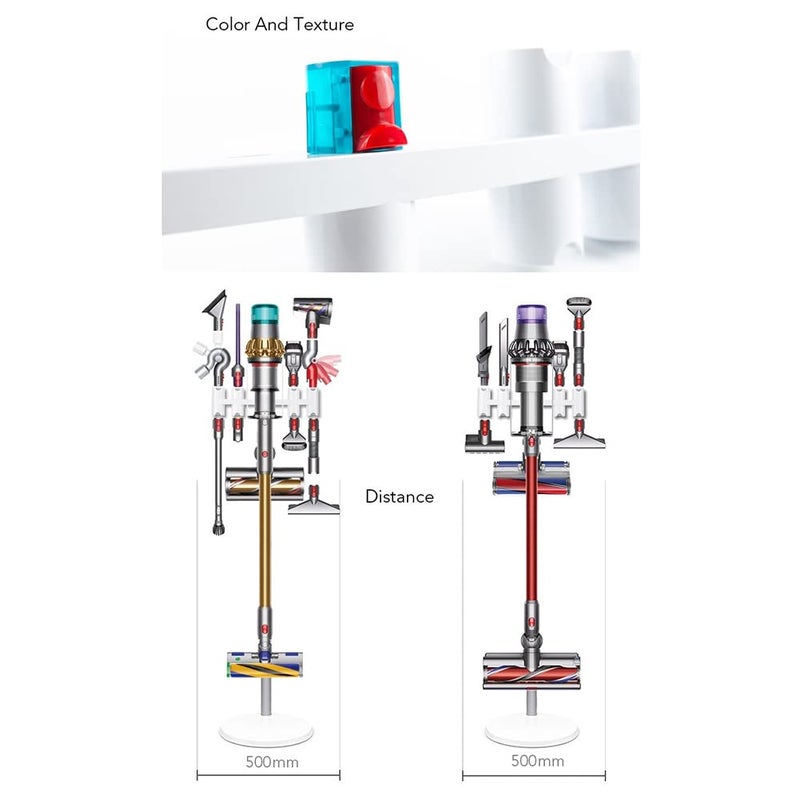 Junsi Meijunter Expansion Bracket Compatible with Dyson Digital Slim/Gen5 Detect/V11/V12/V11 Outsize/V15/Outsize (Used with Floor Dok), Vacuum Cleaner Accessories Organizer, Tool Brush Storage Holder - Image 4