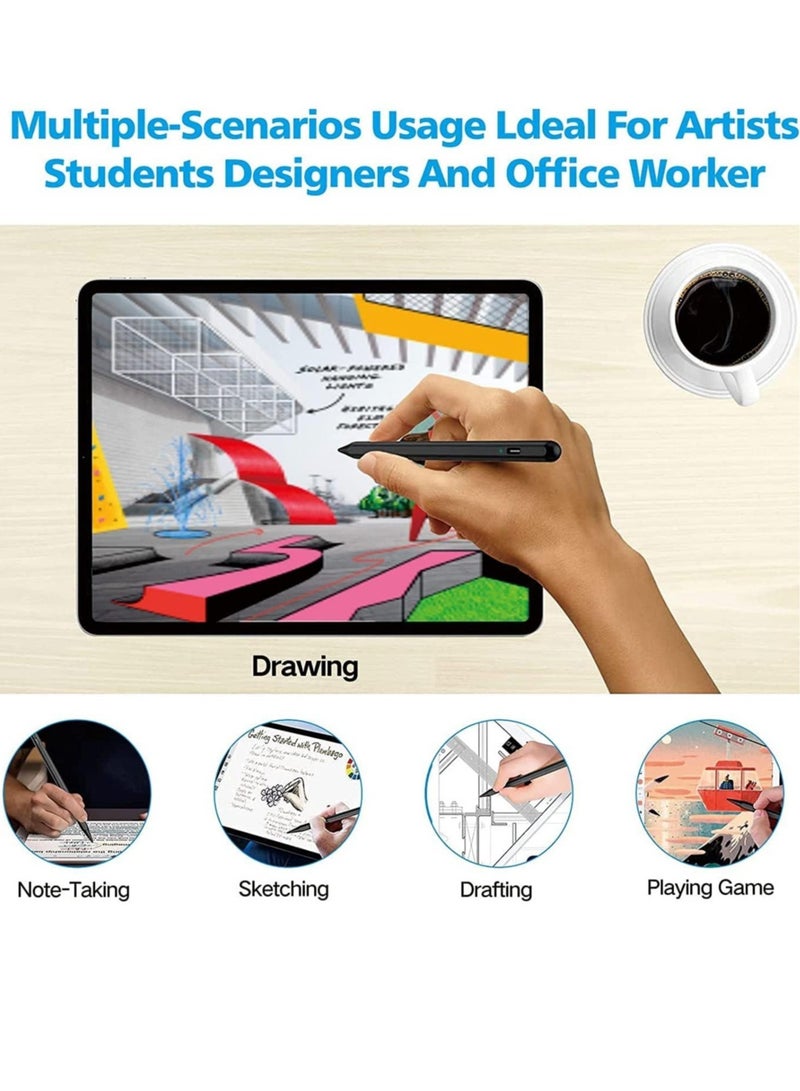 "Stylus Pen for iPad – Palm Rejection, Tilt Sensitivity, and Magnetic Design, Compatible with 2018-2023 iPad Models, iPad Air, iPad Pro, and iPad Mini (Apple Pencil Alternative)" - Image 3