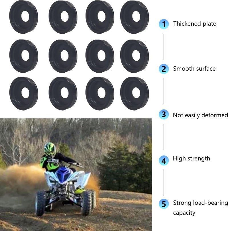 BIGLKNM 12pcs A Arm Dust Cover Caps for Yamaha ATV Models - Image 2