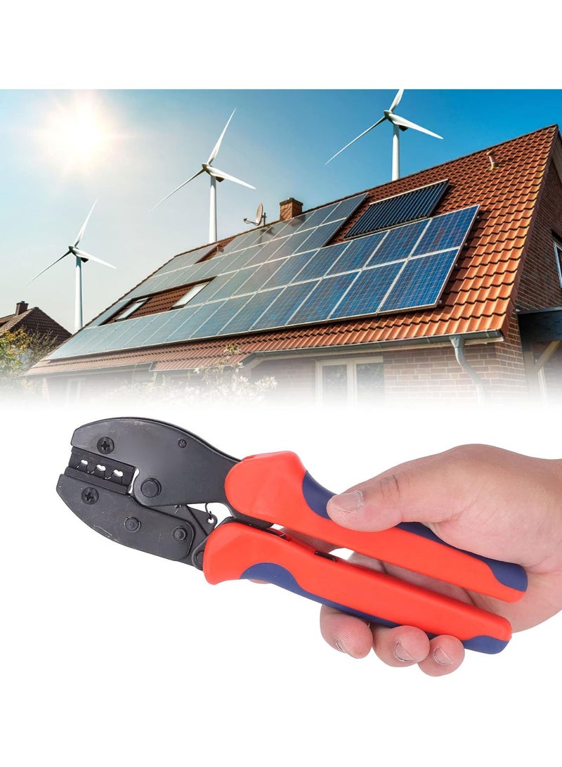 GGOOT Solar Crimping Tool Set, Waterproof Connector Easy Operation Portable Ratchet Wire Crimper for Repair - Image 2