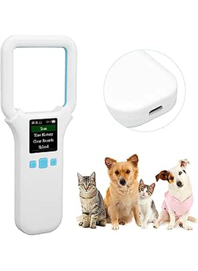 Pet Microchip Scanner 134.2khz 125khz Rechargeable Animal Chip Reader Emid Scanner 500 Data Storage For Pets Pigs Dogs Cats - Image 1