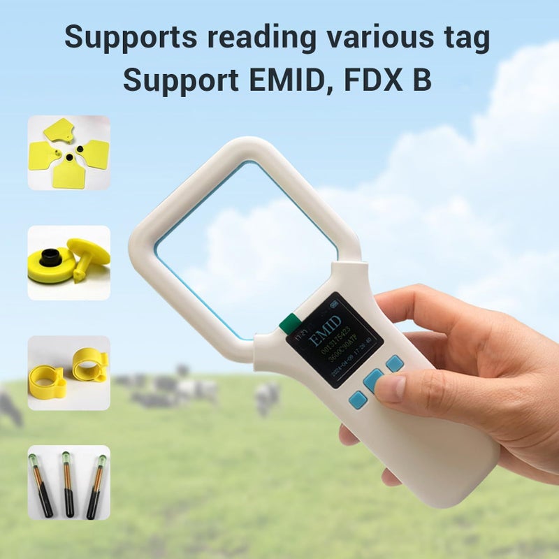 Pet Microchip Scanner 134.2khz 125khz Rechargeable Animal Chip Reader Emid Scanner 500 Data Storage For Pets Pigs Dogs Cats - Image 5
