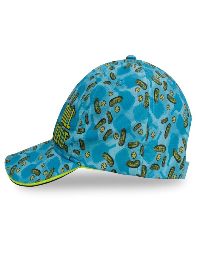 Headsweats Podium Baseball Cap Hat, Blue/Dill with It, One Size - Image 5