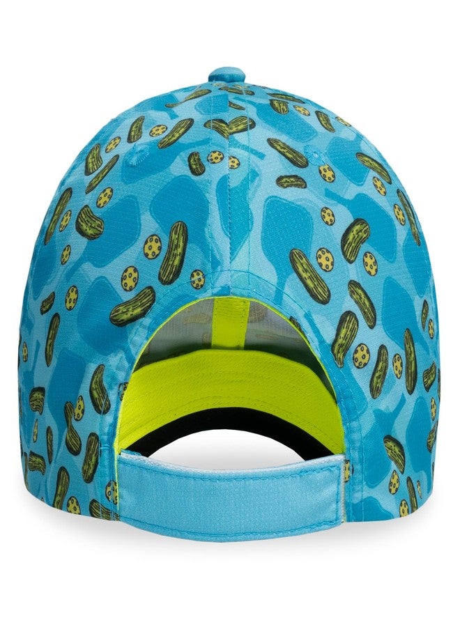 Headsweats Podium Baseball Cap Hat, Blue/Dill with It, One Size - Image 2