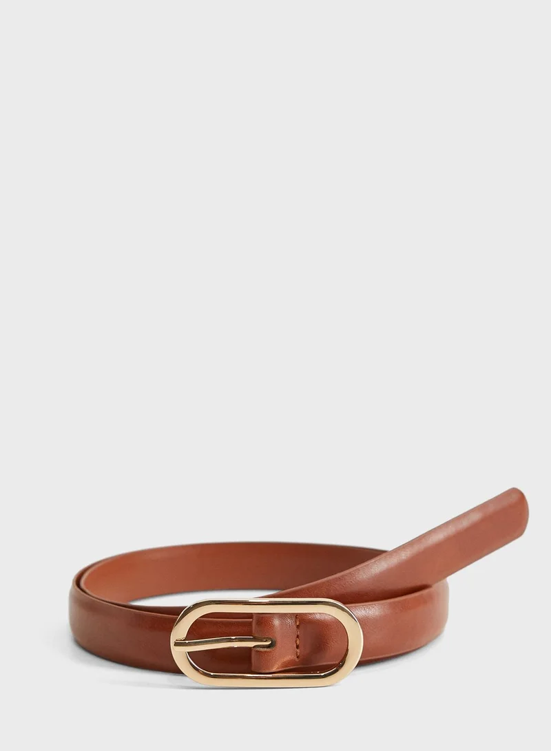 MANGO Go Round Buckle Belt