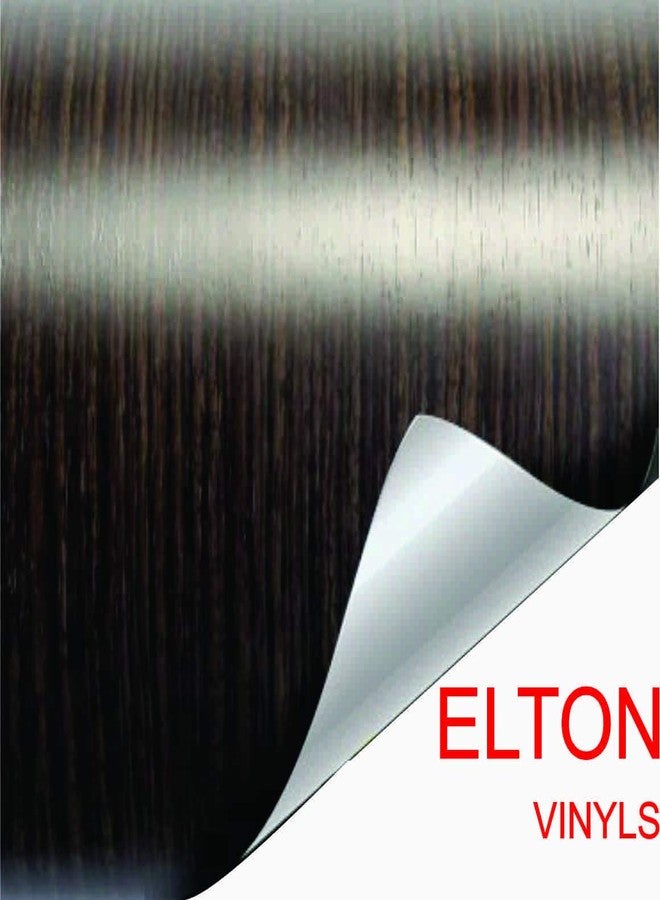 ELTON بطانة رفوف خشبية من إلتون (24 × 48 بوصة، بني) - Image 2