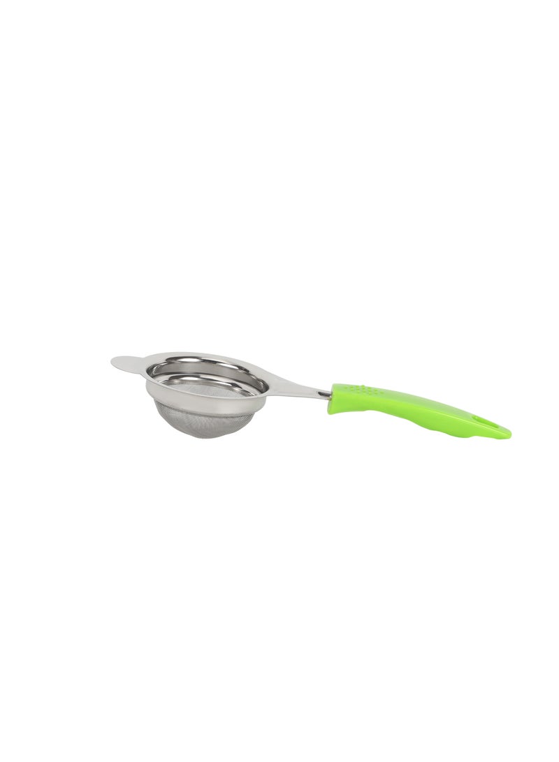 Royalford 7.5 cm Strainer- RF12617/ Stainless Steel Mesh Multi-Purpose Use/ Food-Grade and Safe to Use, Hanging Loop/ Easy to Hold PP Handle and Perfect for Tea, Coffee, Juice Compact and Durable Liquid Strainers Silver - Image 2