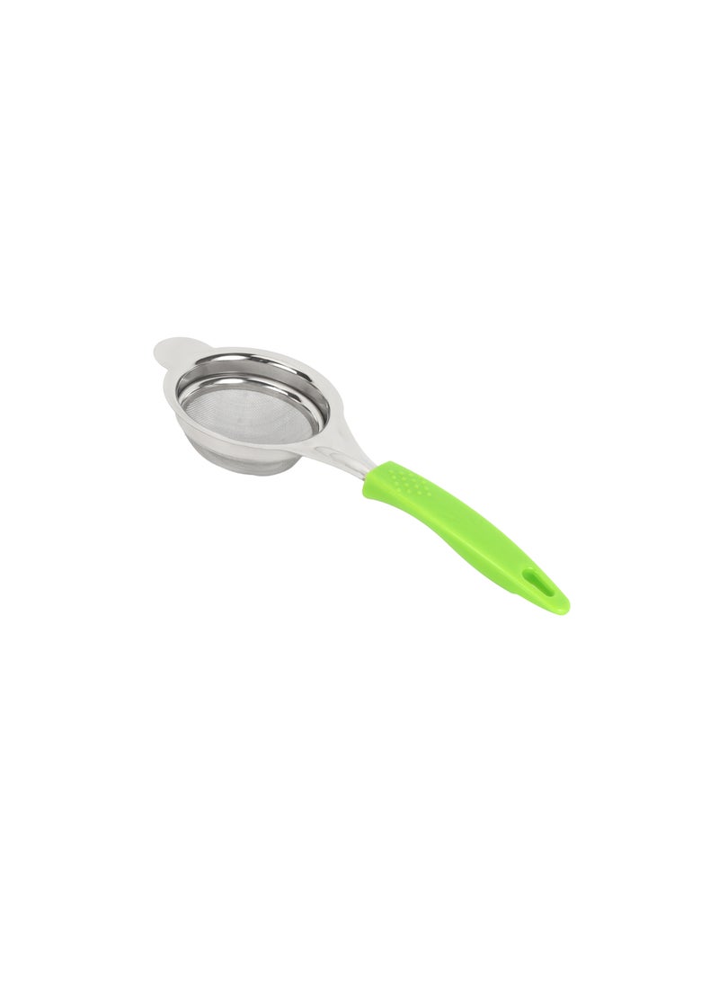 Royalford 7.5 cm Strainer- RF12617/ Stainless Steel Mesh Multi-Purpose Use/ Food-Grade and Safe to Use, Hanging Loop/ Easy to Hold PP Handle and Perfect for Tea, Coffee, Juice Compact and Durable Liquid Strainers Silver - Image 3