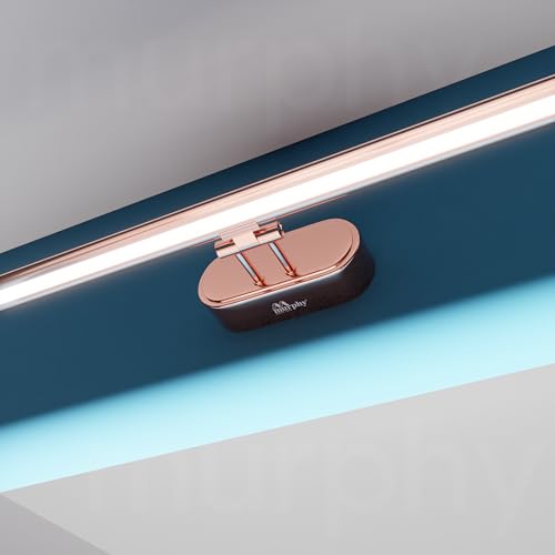 Murphy 6W 3-in-1 Color Changing Full Copper Finish LED Mirror Picture Wall Light,Bathroom Vanity Led Mirror Light with 2 Year Warranty (Cool White/Warm White/Natural White)-Pack of 3 - Image 1