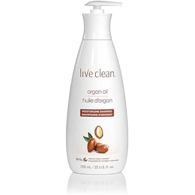 Live Clean Argan Oil Shampoo, 750 ML