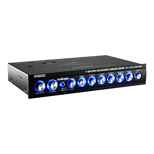 Audiopipe EQ-709X 7-Band Graphic in-Dash Equalizer - Image 1