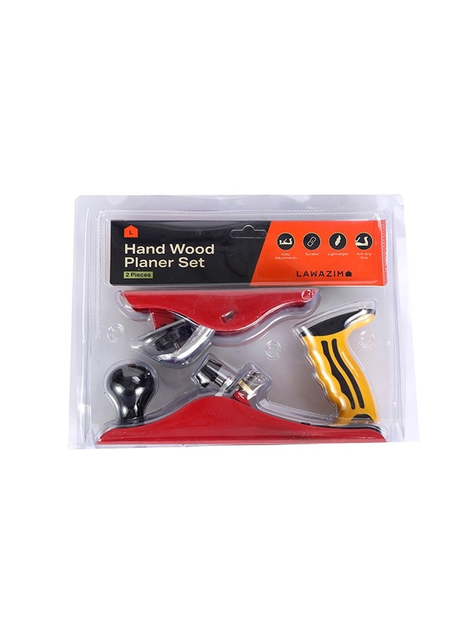 LAWAZIM Hand Wood Planer Set - Durable and Lightweight Manual Planing Tools with Sharp Blades and Comfortable Grip -for Precision Wood Smoothing, Carpentry, Furniture Making and DIY Woodcraft Projects - Image 3
