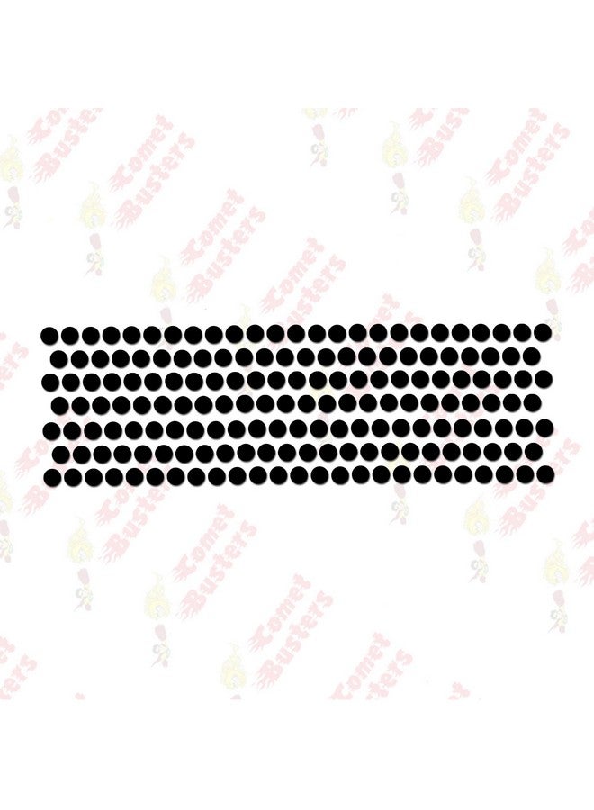 كوميت باسترز بيندي دائرية جميلة مصنوعة يدويًا من المخمل الأسود (5 مم) من Comet Busters (BIN2087) - Image 4