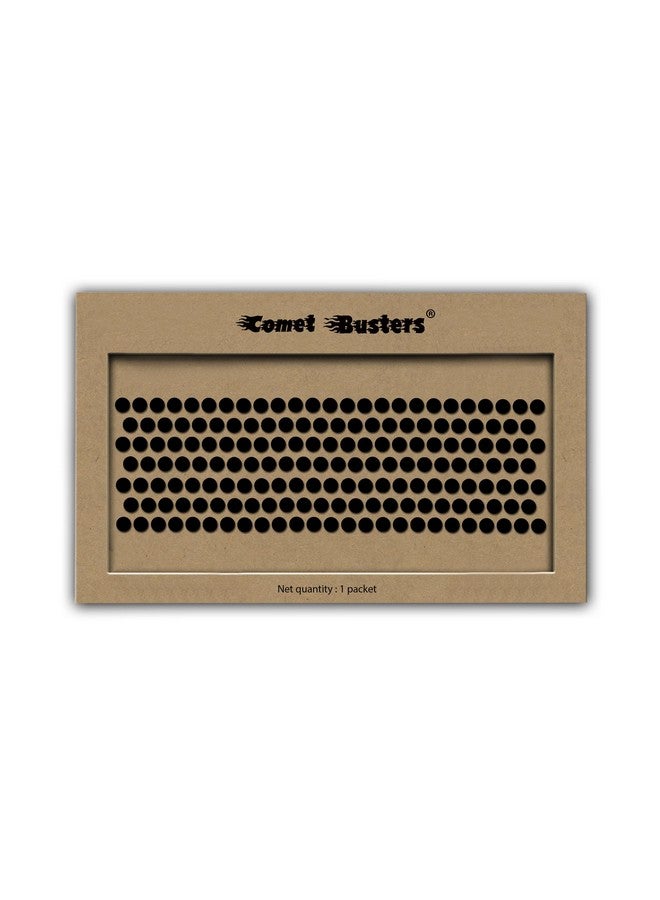 كوميت باسترز بيندي دائرية جميلة مصنوعة يدويًا من المخمل الأسود (5 مم) من Comet Busters (BIN2087) - Image 2