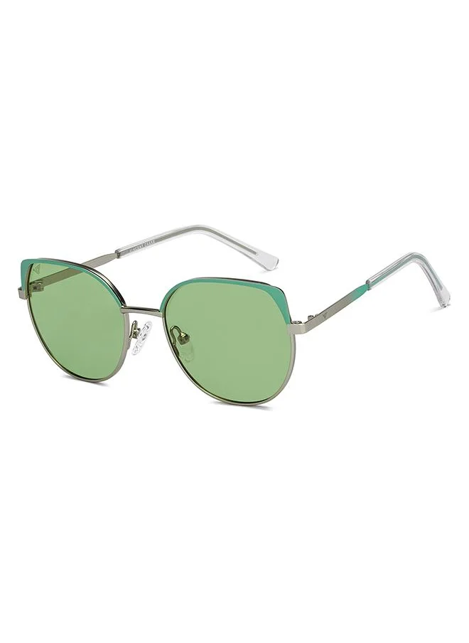 VINCENT CHASE Women's Vincent Chase By Lenskart Full Rim Cat Eye Future Classics Branded Latest And Stylish Sunglasses Polarized And 100% UV Protected Women Small VC S16551