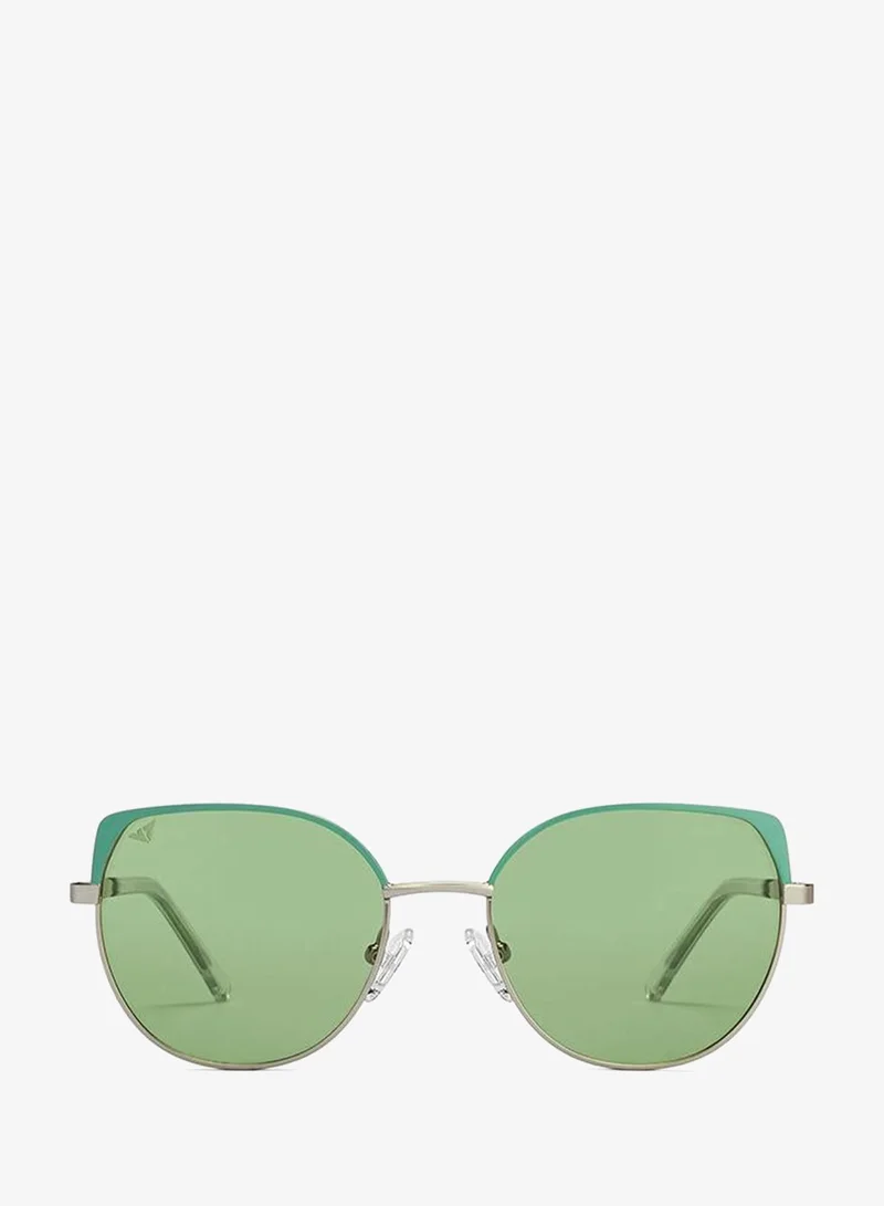 VINCENT CHASE Women's Vincent Chase By Lenskart Full Rim Cat Eye Future Classics Branded Latest And Stylish Sunglasses Polarized And 100% UV Protected Women Small VC S16551