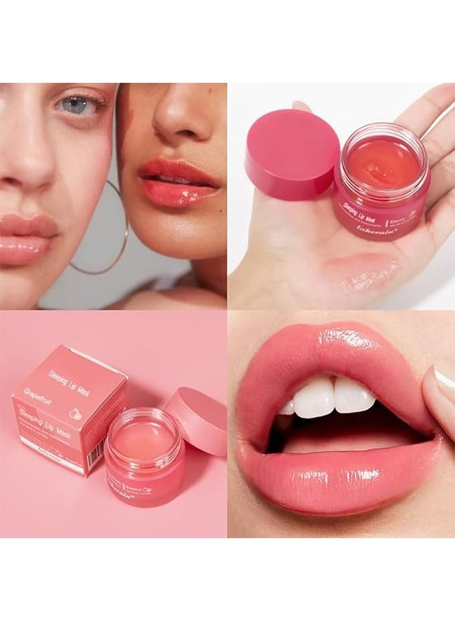 lakerain Lip Sleeping Mask 20g, Moistuization and Antioxidants, Hydrating, Moisturizing Lip Mask, Lip Balm, Lip Oil, Lip Skin Care, Night Sleep Anti Chapped Lip Cream, Berry - Image 4