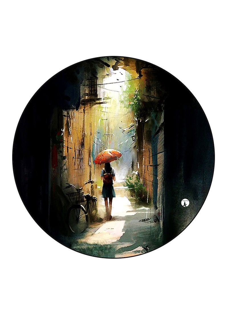 RKN A Woman Printed Mouse Pad Multicolour