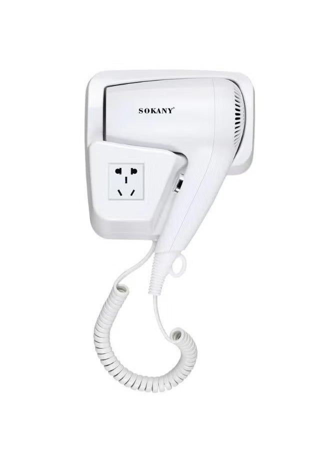 Sokany Sk-2217 Hair Dryer 1200W - White - Image 1