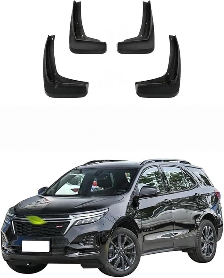 2017 2022 Chevrolet Equinox Mud Flaps Splash Guards Mudguard Set - Image 1