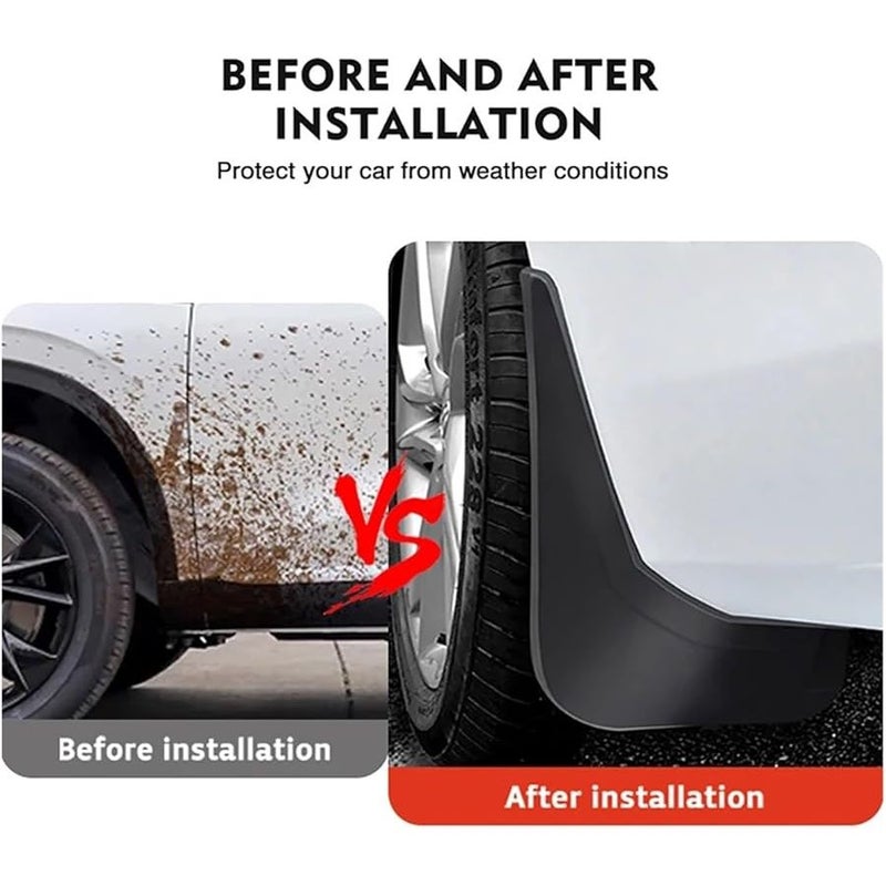 2017 2022 Chevrolet Equinox Mud Flaps Splash Guards Mudguard Set - Image 3