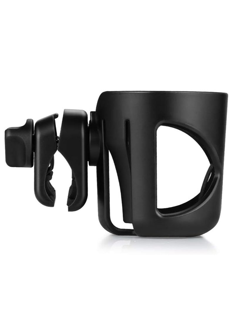 Loquat Universal Walker Cup Holder Wheelchair Stroller Rollator Cup Holder fits Any Size Cup,Bottle - Image 2