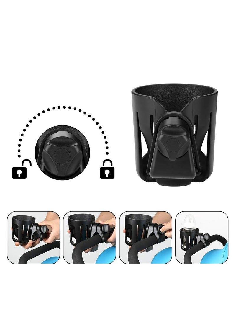 Loquat Universal Walker Cup Holder Wheelchair Stroller Rollator Cup Holder fits Any Size Cup,Bottle - Image 4