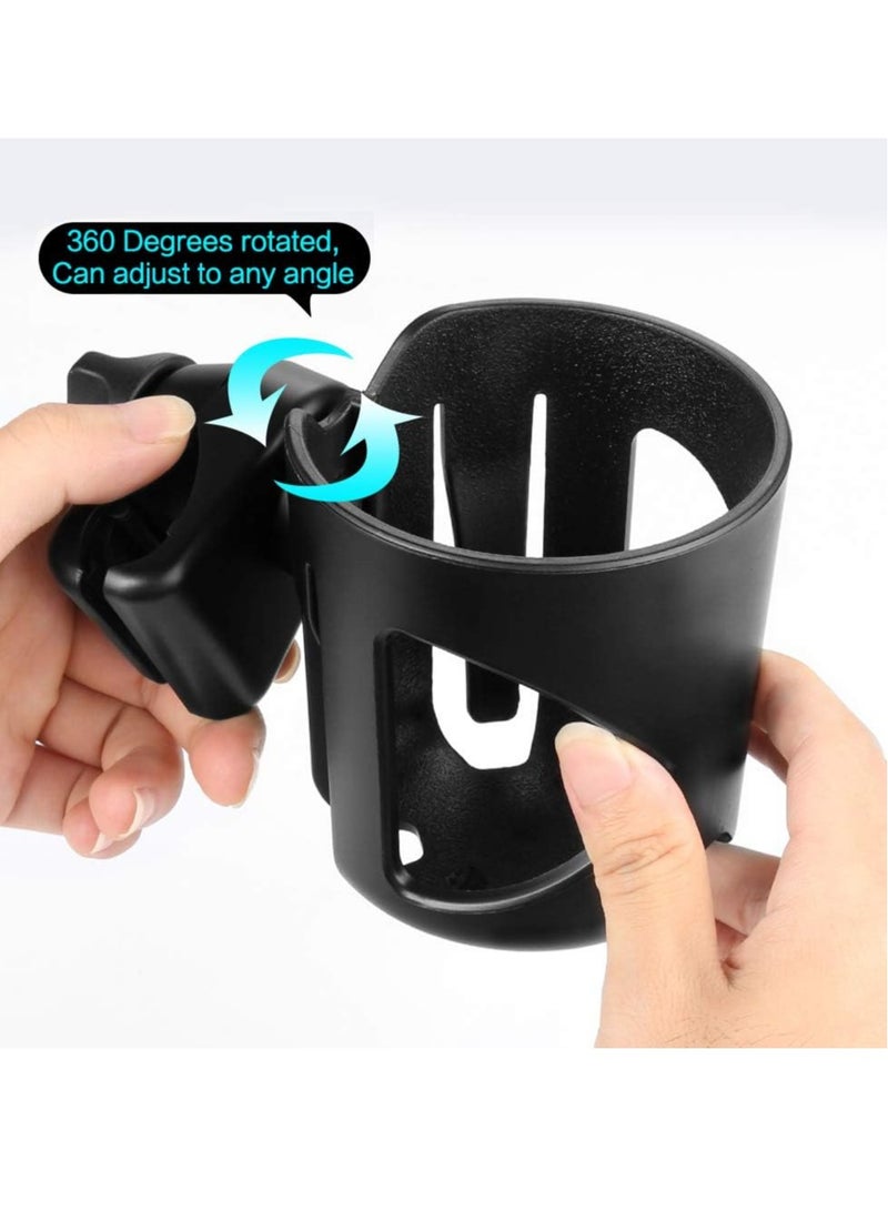 Loquat Universal Walker Cup Holder Wheelchair Stroller Rollator Cup Holder fits Any Size Cup,Bottle - Image 5