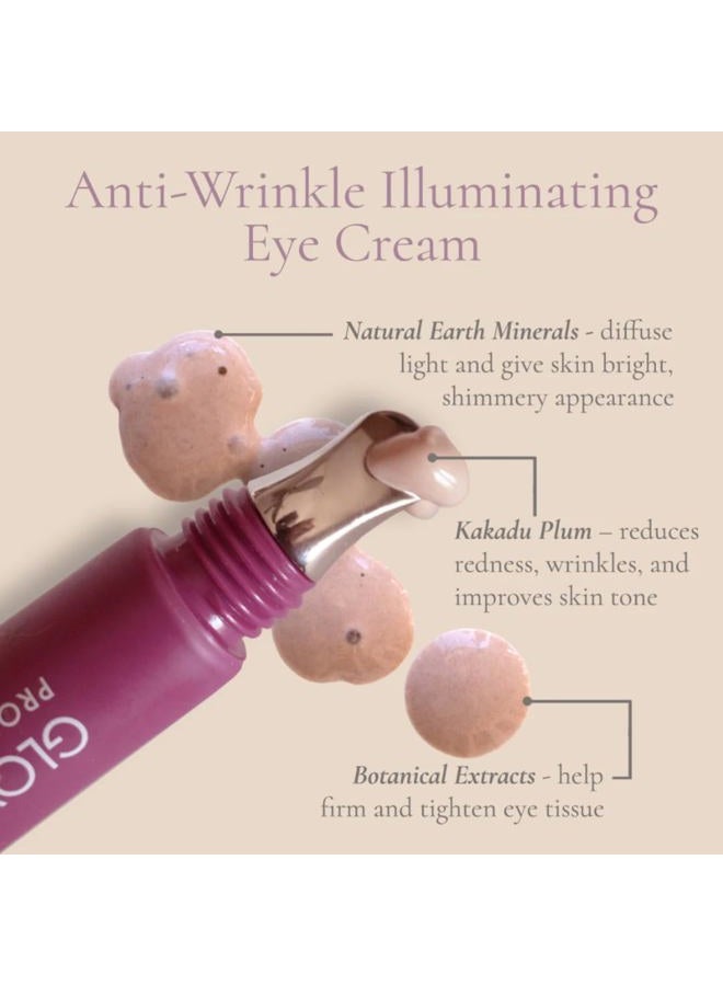Glowbiotics Anti-Wrinkle Illuminating Eye Cream: Reduces Dark Circles, Puffy Eyes, Fine Lines & Wrinkles, With Probiotics & Antioxidants, 0.5 Fl Oz - Image 4