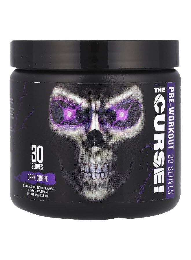JNX Sports JNX Sports, The Curse!®, Pre-Workout, Dark Grape, 5.3 oz (150 g)  - Image 1