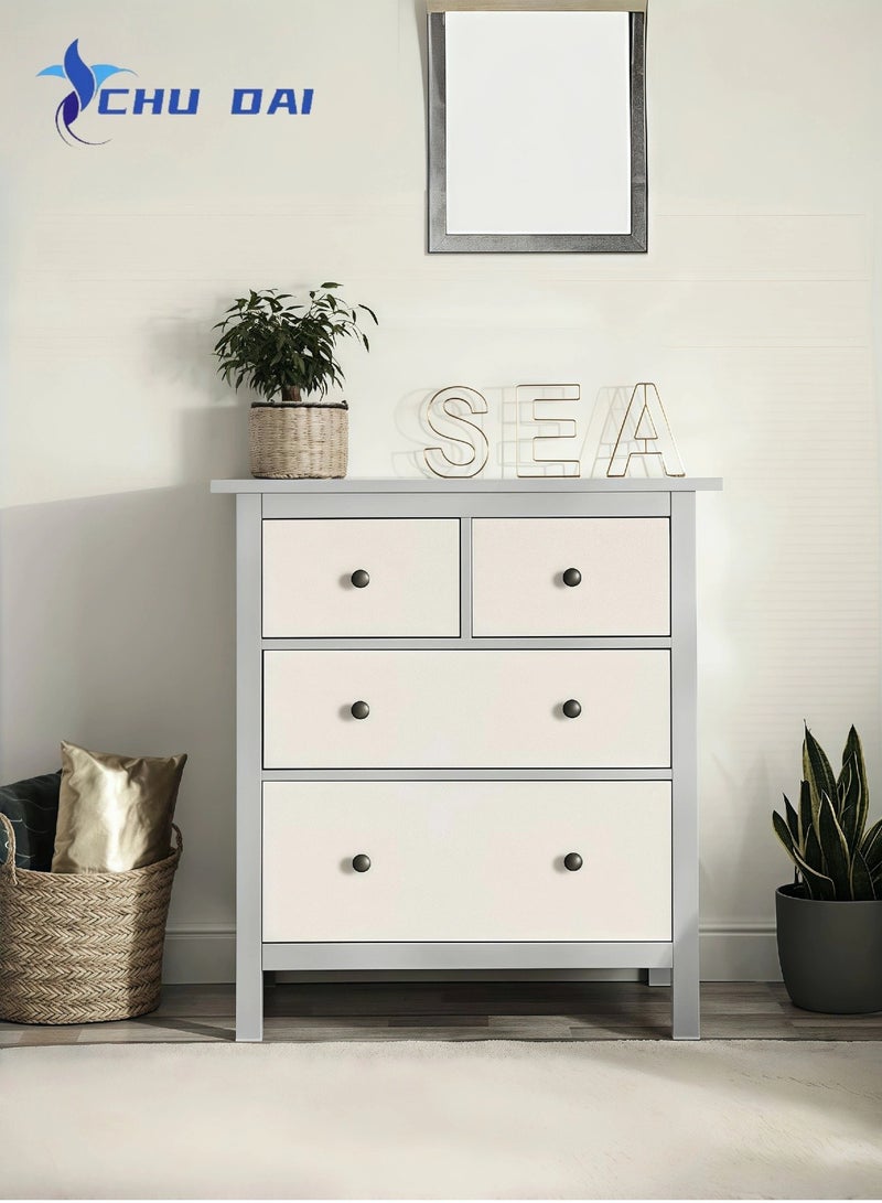 تشو داي ورق جدران قابل للتقشير واللصق، مقاس ١٠٠ × ٦٠ سم - فينيل سميك، ذاتي اللصق، قابل للإزالة، لتزيين الجدران، والمطابخ، وأسطح العمل، والخزائن (بيج). - Image 4