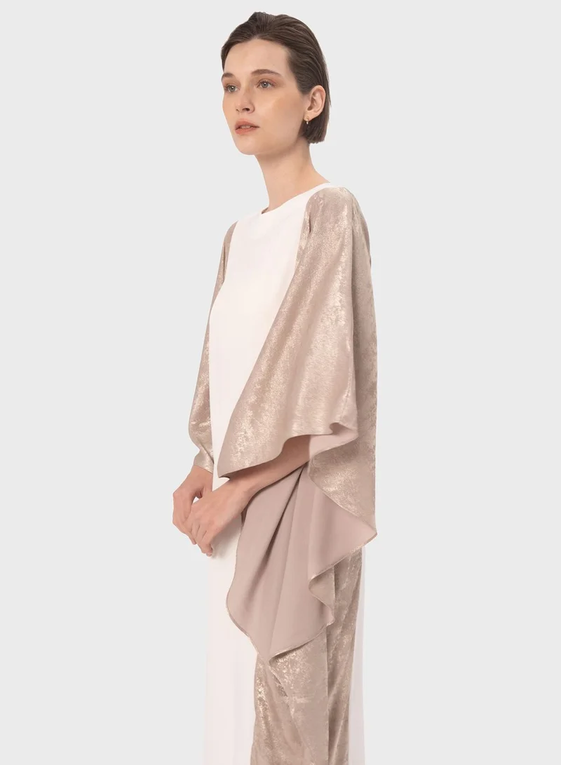 Demure Crafted Tiered Kaftan