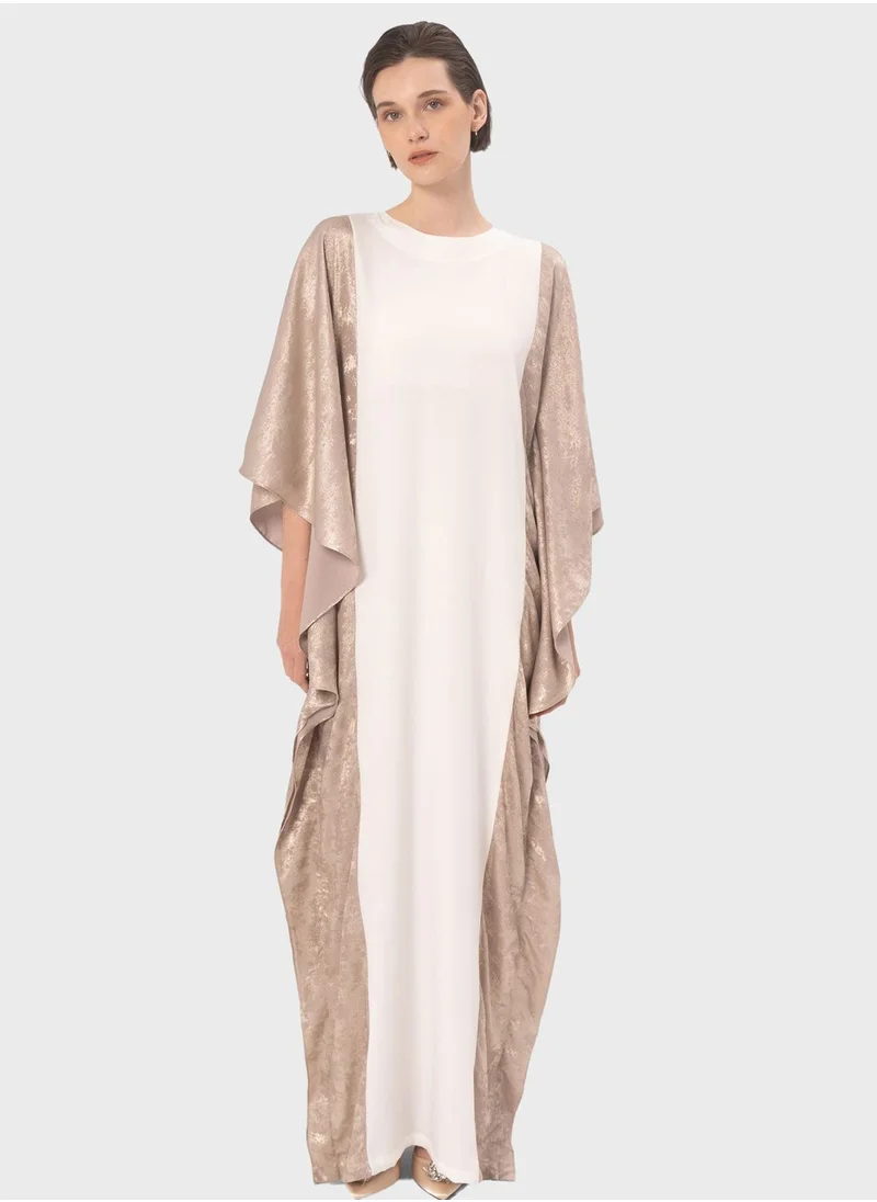 Demure Crafted Tiered Kaftan