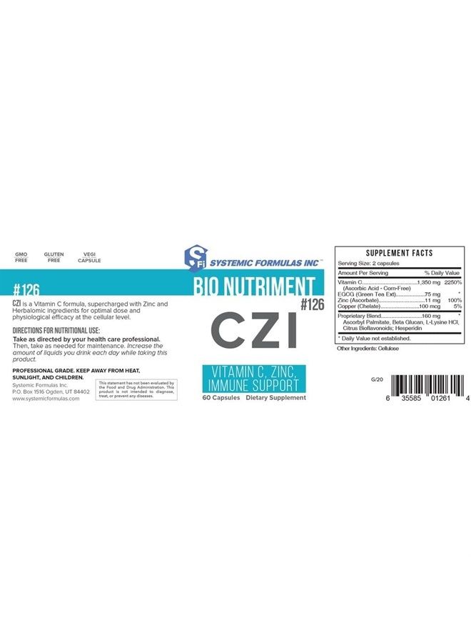 Systemic Formulas CTV Vitamin C #126 