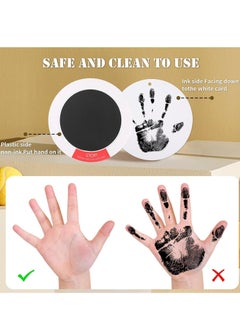 Generic Inkless Baby Hand and Footprint Kit with 2 Clean Touch Ink Pads and 6 Imprint Cards Safe for Newborns Non-Toxic Family Memories  - Image 4