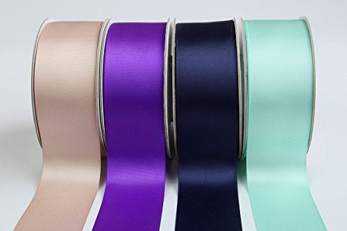 Ribbonitlux 1.5" Wide Double Face Satin Ribbon 25 Yards (370-Navy ）, Set for Gift Wrapping, Party Decor, Sewing Applications, Wedding and Craft - Image 4