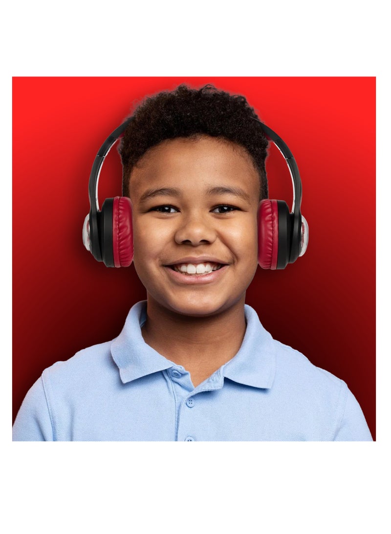 Volkano SMD Volkano Spiderman Aux Bluetooth Kids Headphones | Safe Sound with Built-in Mic | Soft Padded HeadBand With Swivel Earcups | Upto 12 Hours Playback | Electronic Learning Toy for Kidso - Image 4