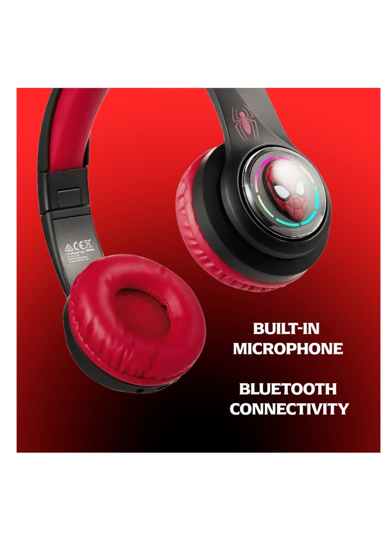 Volkano SMD Volkano Spiderman Aux Bluetooth Kids Headphones | Safe Sound with Built-in Mic | Soft Padded HeadBand With Swivel Earcups | Upto 12 Hours Playback | Electronic Learning Toy for Kidso - Image 5