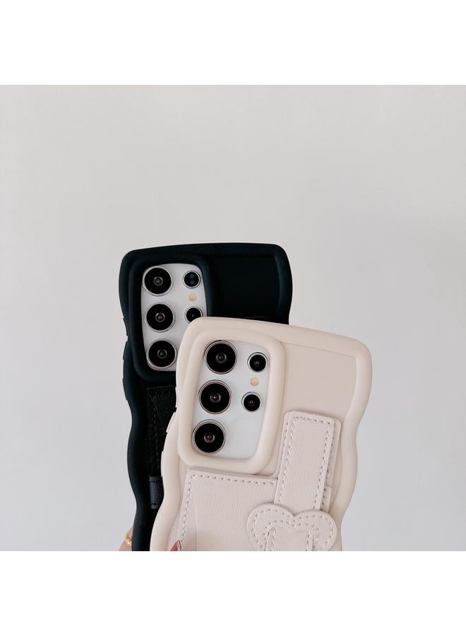 erorex Case For Samsung Galaxy A16 4G / 5G Wristband Leather Love Holder Card Bag Phone Case - Image 3