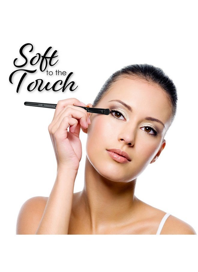 Pure Beauty Works - Eye Am Beautiful 5Pc Eye Brush Kit Premium Synthetic Bristles Blending Brush Eyeshadow Brush Precision Brush Soft Blending Brush Angled Brush Makeup Brush Set - Image 1