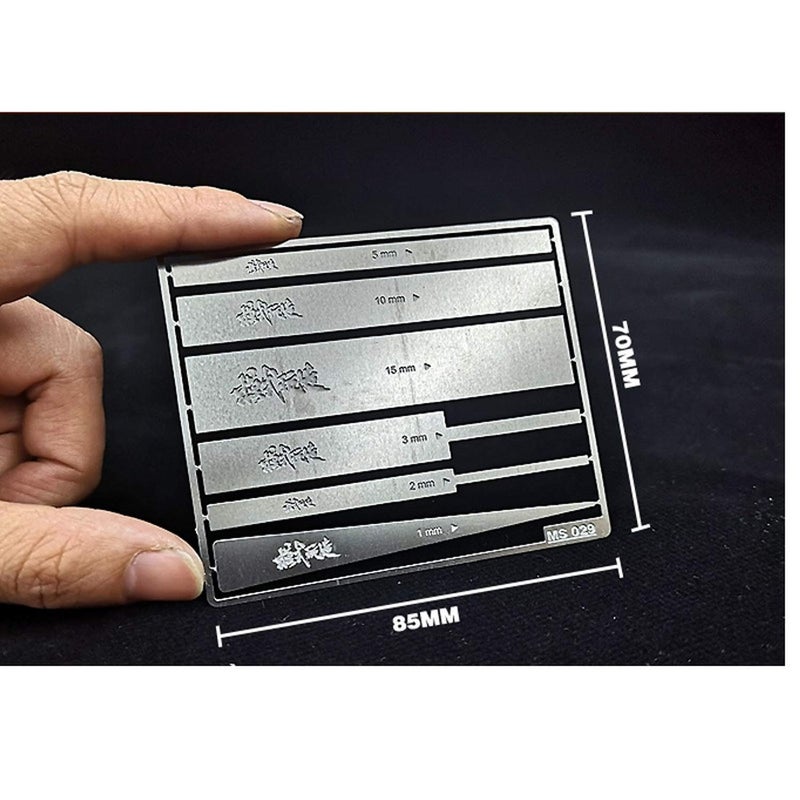 ANSAI 6 in 1 Stainless Steel Sanding Rod Fine Narrow Assistance for Hobby Polishing Grinding - Image 3