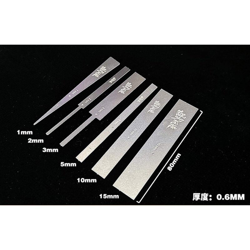 ANSAI 6 in 1 Stainless Steel Sanding Rod Fine Narrow Assistance for Hobby Polishing Grinding - Image 2