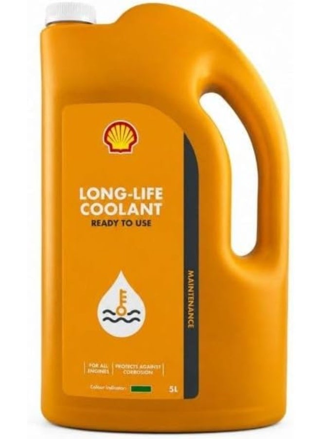 Shell Tropical Summer Long-Life Anti-Corrosion Engine Coolant, 5 Liter, Green - Image 1