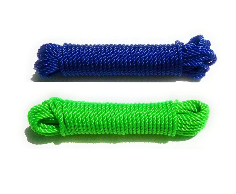 Mappa Nylon Rope for Hanging Clothes Multicolor Hanging Rope for Both Indoor and Outdoor Purpose Approx 10 Meter Length Pack of 2 - Image 4