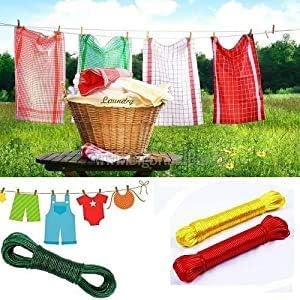 Mappa Nylon Rope for Hanging Clothes Multicolor Hanging Rope for Both Indoor and Outdoor Purpose Approx 10 Meter Length Pack of 2 - Image 5